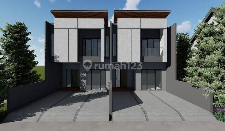 *Di Jual Dua Unit Rumah 100% Baru Smarthome di area pusat kota Kompleks Kembar Mas* 1