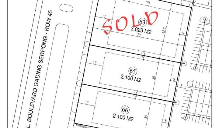 Dijual Kavling Komersial Paramount Hampton Avenue Gading Serpong 1