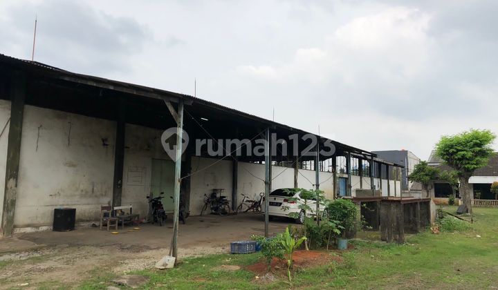 Jual Cepat Tanah Bangunan Ex Pabrik Di Panunggangan Barat 