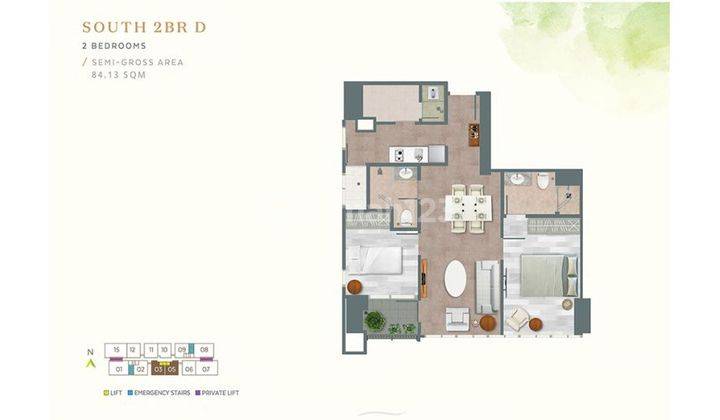 Aerium Residence, Pet Friendly Apartment 2