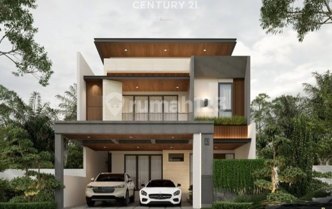 Dijual Rumah Premium  Modern Contemporer 2  Lantai  Di Bsd City