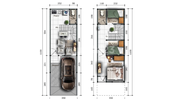 Rumah Millenial Modern Brand New 2 Lantai di Batu Tulis, Jakarta Pusat 2