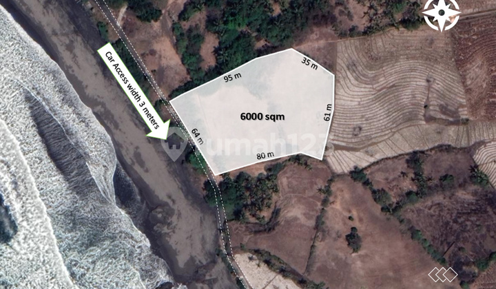 FOR SALE FREEHOLD LAND 60 AREAS IN KELECUNG BEACH TABANAN - RF7636 FOR SALE FREEHOLD LAND 60 AREAS IN KELECUNG BEACH TABANAN - RF7636