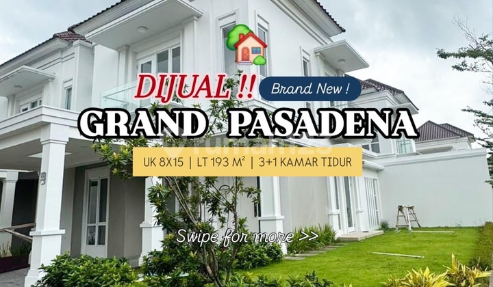 Dijual Rumah Hoek Grand Pasadena Residance Serpong Siap Huni