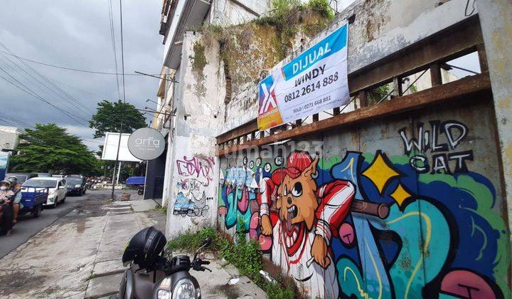 Dijual tanah tengah kota area perdagangan dekat Pasar Gede Solo Jarang Ada 1