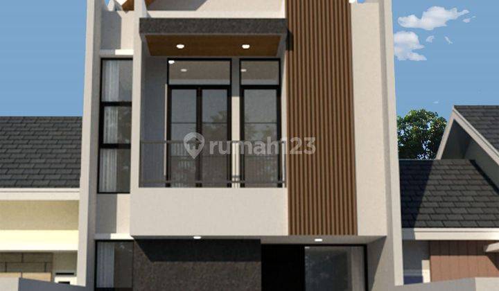 Rumah Modern Minimalis Baru di Mekarwangi Bandung 1