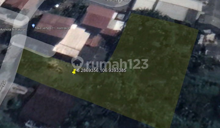 Lahan Kebun Di Jati Asih Bekasi Akses Dekat Jalan Raya