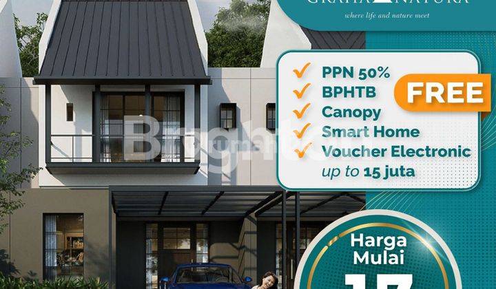 RUMAH SIAP HUNI LOKASI STRATEGIS DI GRAHA NATURA SURABAYA BARAT 1