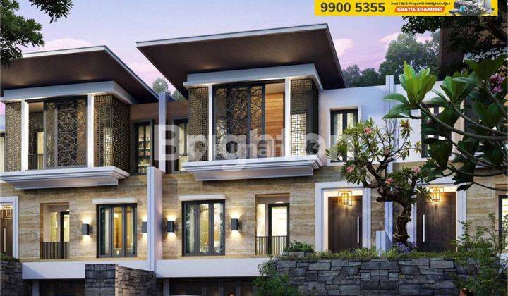 RUMAH 3 LANTAI CLUSTER EXCLUSIVE SIAP HUNI MINIMALIS ADA KOLAM RENANG GRAND PENINSULA PARK 1