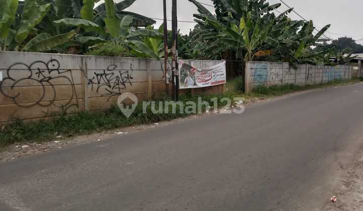 Tanah Luas Pinggir Jalan Belakang Polres Serpong