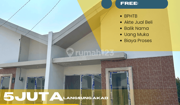 Rumah Ready Siap Huni Strategis 5 Menit Tol Tarumajaya 1