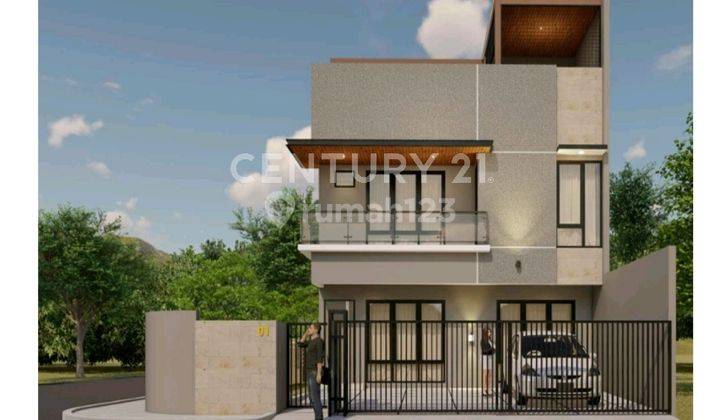 Dijual Rumah Baru Hoek Di Taman Villa Meruya  1