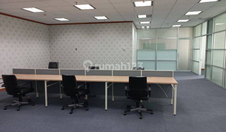 Sewa Kantor Menara Dea Mega Kuningan 216 M2 Siap Huni, Hrg Nego 1