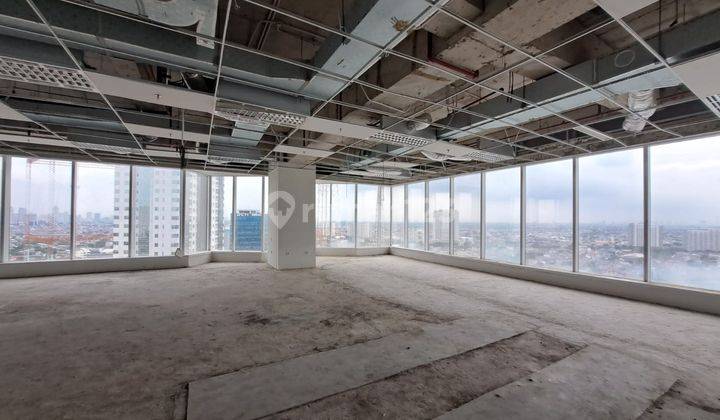 Sewa Kantor 212 M2 Posisi Hook di Akr Tower Kb. Jeruk Hrg Nego 1