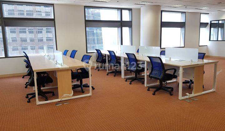 Sewa Kantor 156 M2 di Sampoerna Strategic Sudirman Free Renov, Nego 1