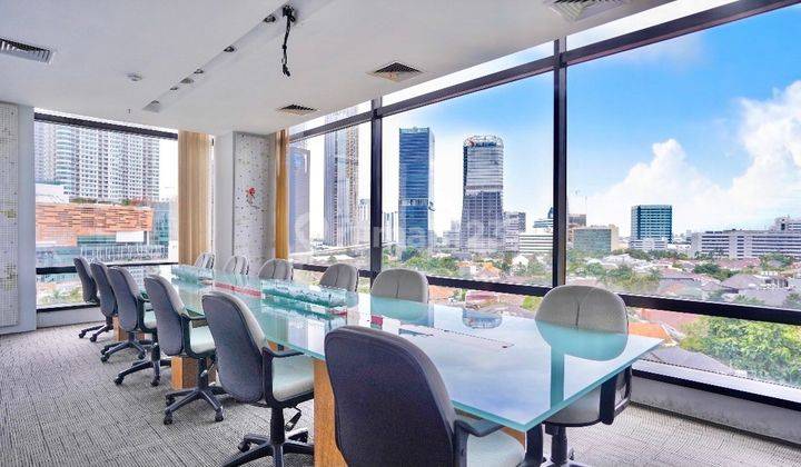 Sewa Kantor Furnish 277 M2 di Plaza Mutiara Mega Kuningan, Nego 1