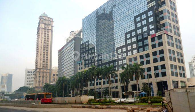 Sewa Kantor 91 M2 Sdh Partisi di Wisma Nugra Santana Sudirman 2