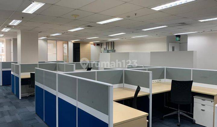 Sewa Kantor Full Furnish 358 M2 di Mandiri Inhealth Tower, Nego 2