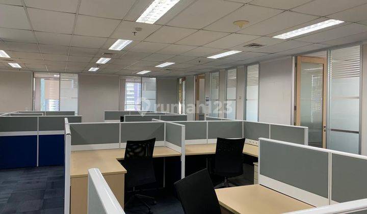 Sewa Kantor Full Furnish 358 M2 di Mandiri Inhealth Tower, Nego 1