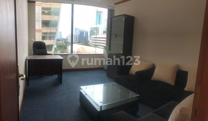 Office Rental Furnished 113 SQM at Palma One Kuningan, Affordable Price, Negotiable