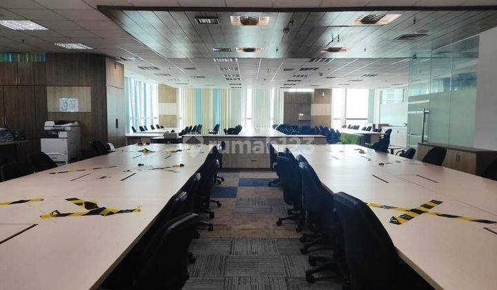 Sewa Kantor Full Furnish 645 M2 di Lippo Kuningan, Strategis, Nego 2