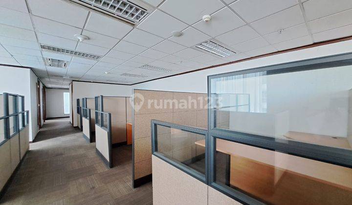 Sewa Kantor Semi Furnish 508 M2 di Menara Rajawali Mega Kuningan, Nego 1