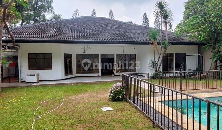 Sewa Rumah Klasik Dan Cozy 1 Lt di Pejaten Barat, Bisa Utk Kantor 1