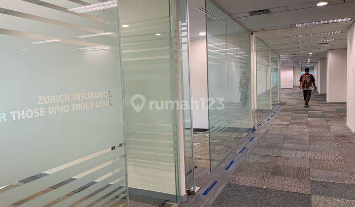 Sewa Kantor 1207 M2 Sdh Partisi di Mayapada Tower Sudirman, Hrg Nego 2