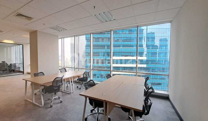 Office for Rent 124 m2 in Sun Life Mega Kuningan Tower, Free Furniture