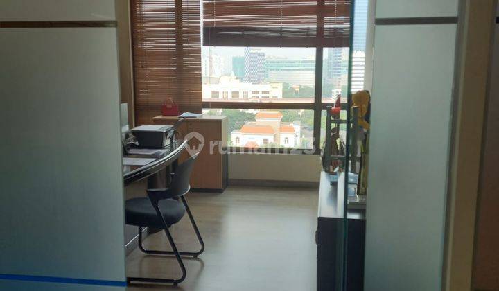 Sewa Kantor Semi Furnish 370 m2 di Menara Anugrah Mega Kuningan 2