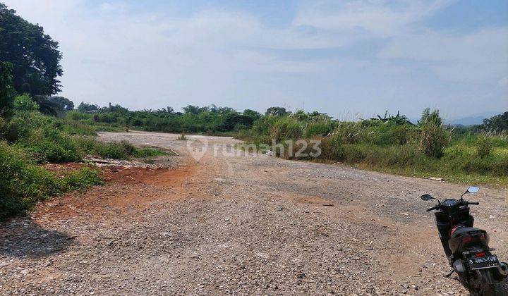 Tanah luas 4 hektar untuk pabrik dan gudang di cicadas gunung putri 