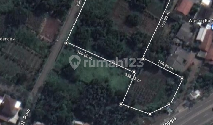 Tanah bebas banjir nempel jalan raya akses tol cimanggis l Tanah bebas banjir nempel jalan raya akses tol cimanggis l