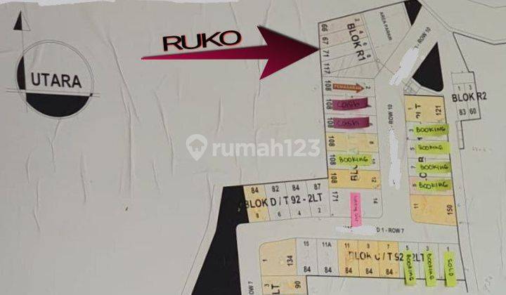 Jual unit ruko strtegis buat yang mau buka usaha boking sekrng juga 6