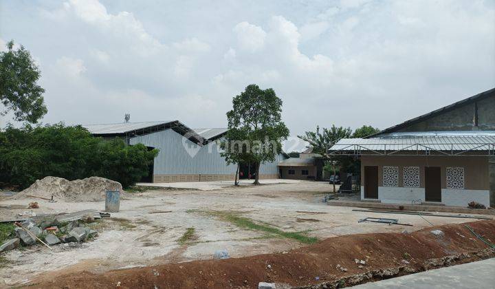 Gudang baru siap pakai dipinggir jalan 1