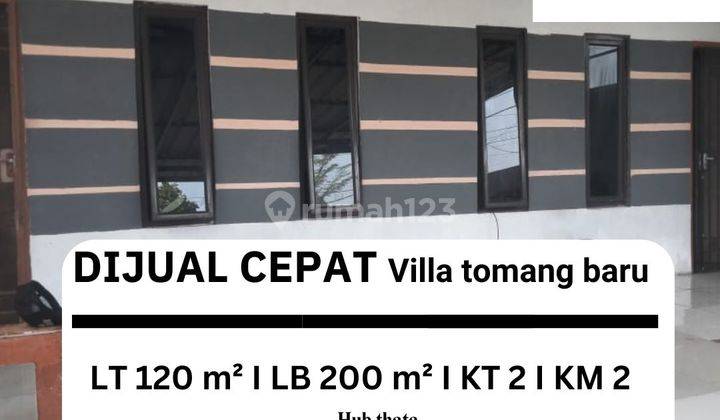 Dijual / Disewakan Rumah Minimalis Di Villa Tomang Baru 1