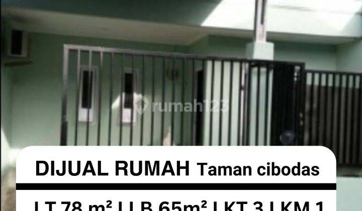 DIJUAL Rumah ditaman cibodas SHM Bagus 1