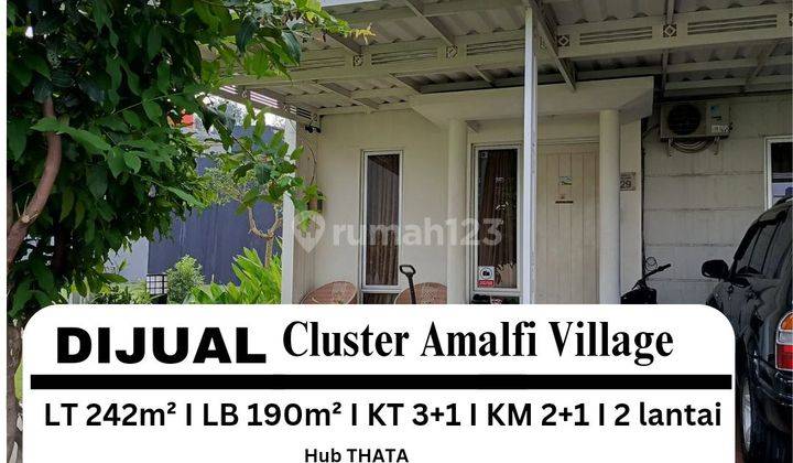 DIJUAL RUMAH HOOK 2 LANTAI DI Gading Serpong Amalfi Village 1