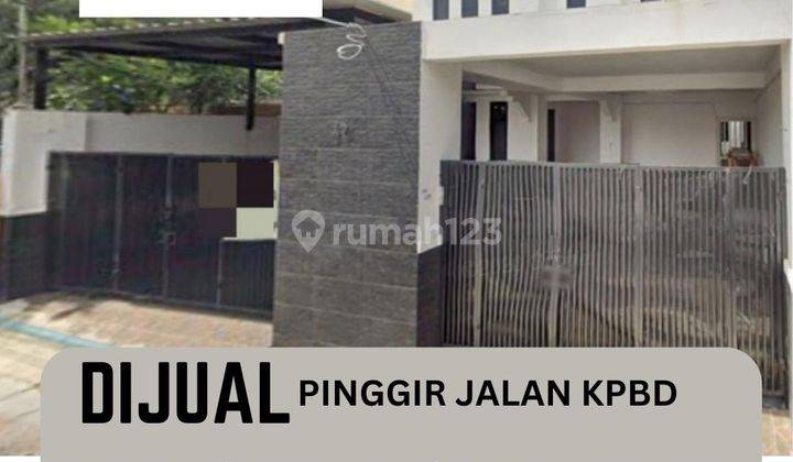 DIJUAL Rumah 2 Lantai PINGGIR JALAN di Jalan KPBD SHM 1