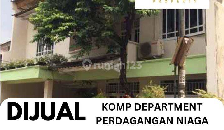 Dijual rumah 2 Lantai di Komplek department perdagangan niaga SHM Bagus 1