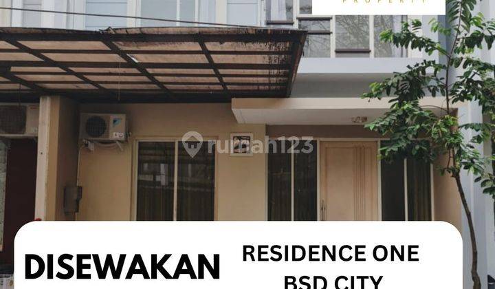 Disewakan rumah 2 lantai di residence one bsd 1