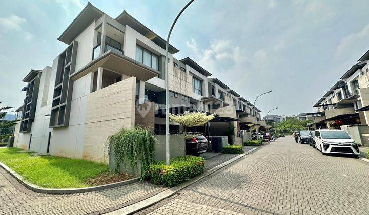 DIJUAL RUMAH MEWAH HOEK 3 LANTAI FULL FURNISHED DI THE ZORA BSD CITY 2