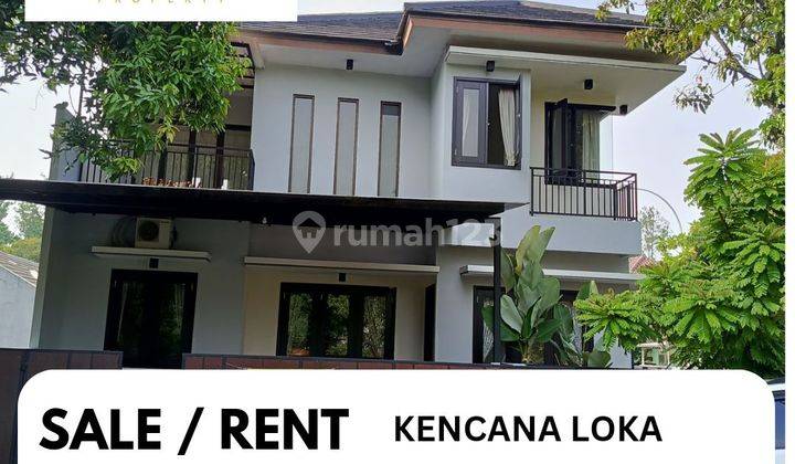 Disewa / Dijual Rumah Besar 2 Lantai Hook Di Kencana Loka Dkt Pintu Tol Bsd 1