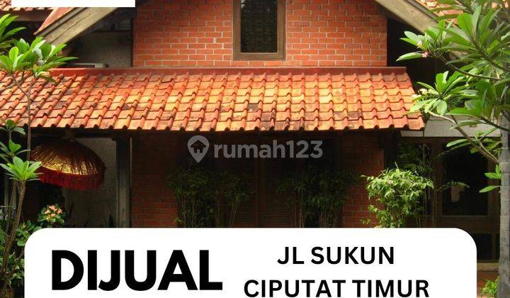 DIJUAL RUMAH KONSEP ALA BALI DI CIPUTAT TIMUR 1