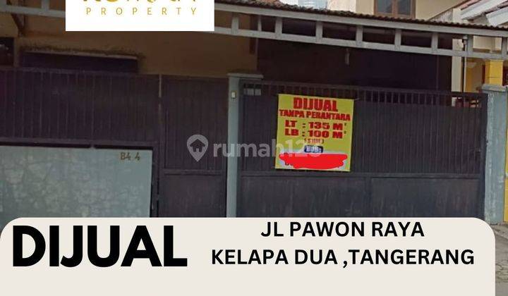 Dijual Rumah 1 Lantai Pinggir Jalan Raya Cocok Dijadikan Tempat Usaha 1