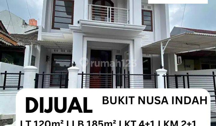 Dijual Rumah 2 Lantai Siap Huni Di Bukit Nusa Indah 1