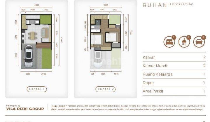 Rumah 2 Lantai di Lingkungan Nuansa Islami Terbesar dan Terlengkap dekat BSD 2