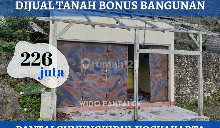 Dijual Tanah Pantai Bangunan Bonus Pantai Gunungkidul Yogyakarta 1