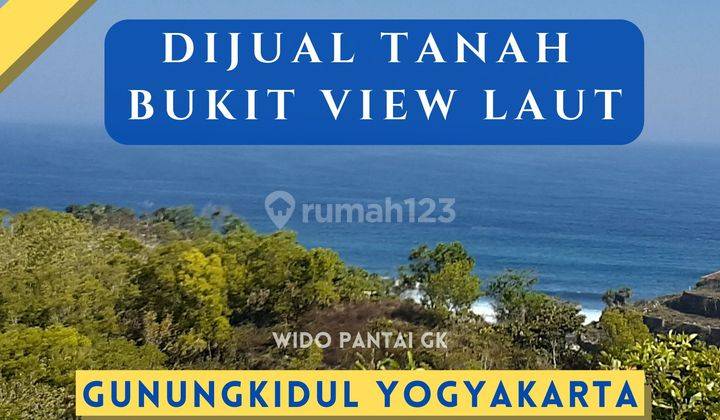 Jual Tanah Pantai Bukit View Laut Istimewa Gunungkidul Yogyakarta 1