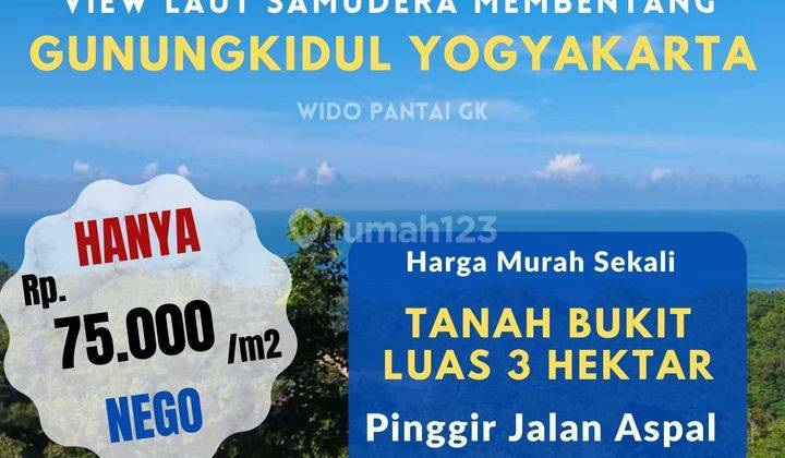 Dijual Tanah Bukit Terasiring Datar Murah Gunungkidul Yogyakarta 1