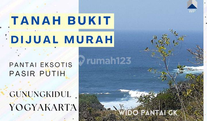 Tanah Pantai Bukit Dijual Murah di Pantai Gunungkidul Yogyakarta 1